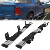 6" Running Boards Side Step Bars  For 2009-2018 Dodge Ram 1500 2010-2024 Ram 2500/3500 Crew Cab